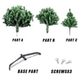 thumbnail image 2 of Árbol de Navidad BHD BEAUTY, pino artificial de 7.5 pies, 1800 puntas, 2 of 6