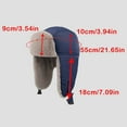 thumbnail image 3 of dmqupv Kids Hat Winter Trapper Hat With Ear For Toddlers Kids Warm Fleece Lined Winter Earflap Hat For Boys Girls White,Size for 8-10 Years, 3 of 9