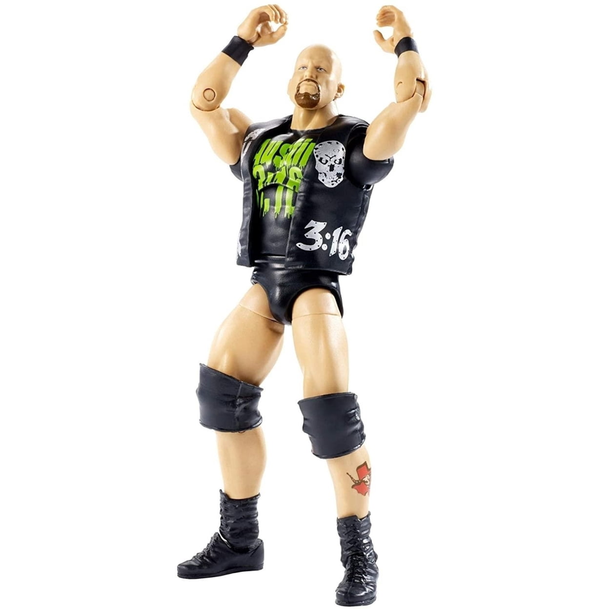 WWE Ghostbusters Stone Cold Steve Austin Action Figure, 6"
