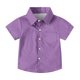 thumbnail image 2 of Odeerbi Camisa de Vestido de Niños y Niñas Color Sólido Camisas de Uniforme Escolar de Manga Corta Con Bolsillo, 2 of 8