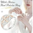 thumbnail image 3 of Witches Protection Knot Ring, Protect Your Loved Ones, Witch's Knot Ring with Rose Gold Detail, Spiritual Jewelry Gift for Women, Valentine's Day, Birthday, 3 of 9