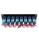 thumbnail image 3 of Panel De Interruptor De Palanca LED Para Barco Marino, -13 A 149 ℉ Panel De Interruptor De Palanca De Aluminio RV De Luz LED Azul De 5 Pines Negro Oxidado Para Autobús, 3 of 7