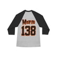 thumbnail image 2 of Misfits Men's Astro Zombies Baseball Jersey XX-Large Heather/Black, 2 of 2