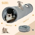 thumbnail image 6 of PAWZ Road Cat Tunnel Collapsible Durable Suede Hideaway Toy for Indoor Cats, 6 of 10