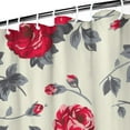thumbnail image 4 of Waterproof Pioneer Shower Curtain 36x72 Inch Polyester Unique Colorful Floral Shower Curtain for Bathroom Hotel Home Decor with 7 Plastic Hooks, 4 of 5