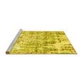 thumbnail image 2 of Ahgly Company Machine Washable Indoor Rectangle Oriental Yellow Industrial Area Rugs, 8' x 12', 2 of 4