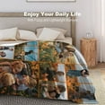 thumbnail image 4 of Customized Christmas Blanket for Daughter Son (Full-Size) Personalized Blankets Throws Fleece Custom Blanket with Picture for Customized Gifts 10 Photos Available Blankets, 4 of 5