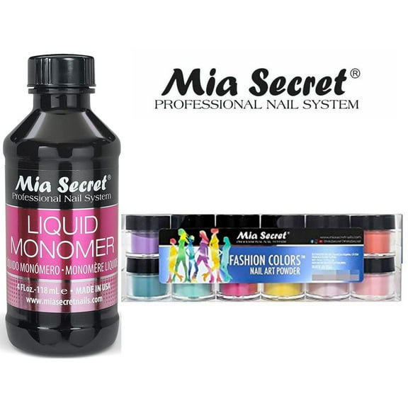 Mia Secret - Monomer 4 oz   Fasion Color 12 Colors Set