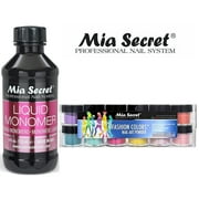 Mia Secret - Monomer 4 oz + Fasion Color 12 Colors Set