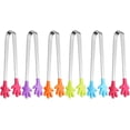 thumbnail image 1 of Pinces en Silicona en Forme de Main Mini Pince de Cuisine pour Aliments Sucre Glace Salade Buffet (6 Piezas), 1 of 5