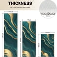 thumbnail image 4 of Teal Gold Marble Pattern Kitchen Rugs Sets Of 3,Kitchen Runner Rugs Non Skid Washable,Decorative Kitchen Floor Mats for Kitchen,Sink,Laundry,17"x30"+ 17"x47" + 17"x59", 4 of 6
