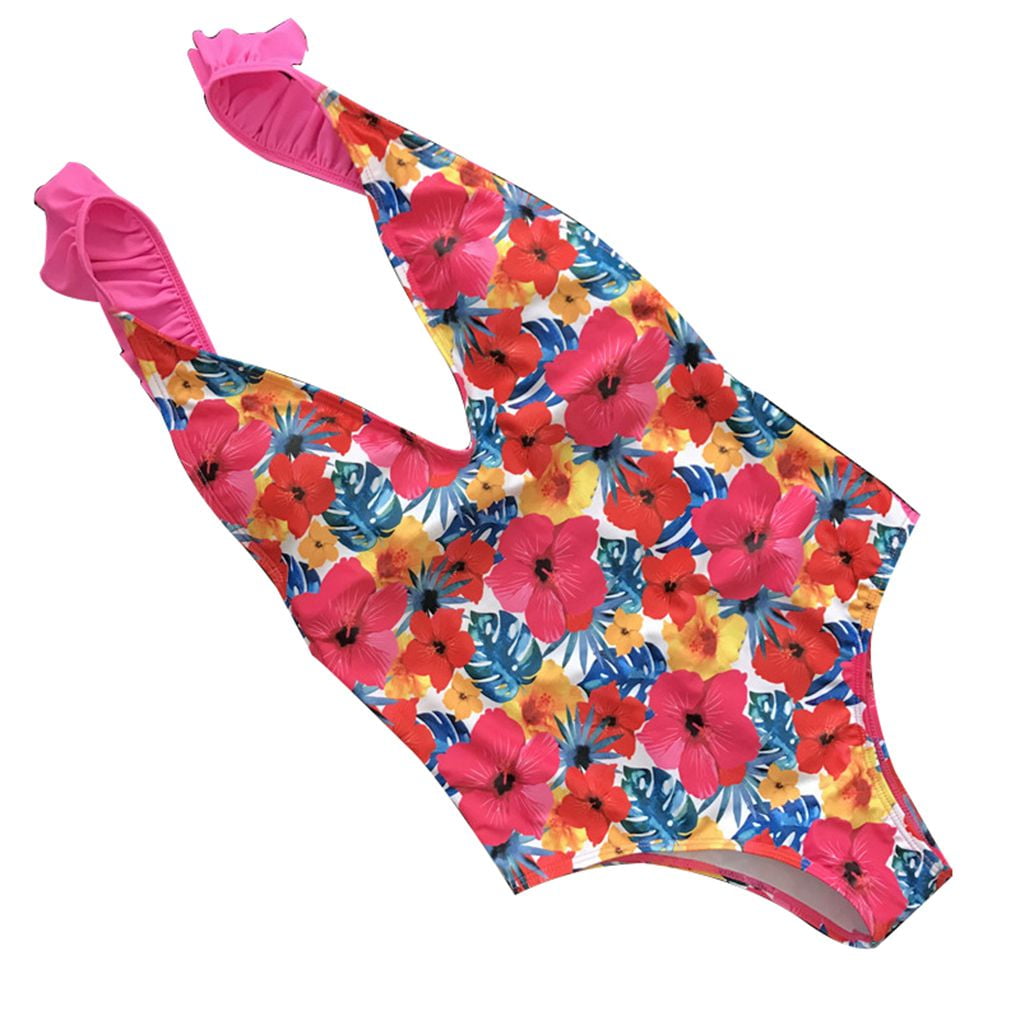 girls padded swimwear
