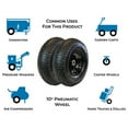 thumbnail image 4 of RealWork 2PK 10" Pneumatic Replacement Wheel for Garden Equipment, 4 of 4