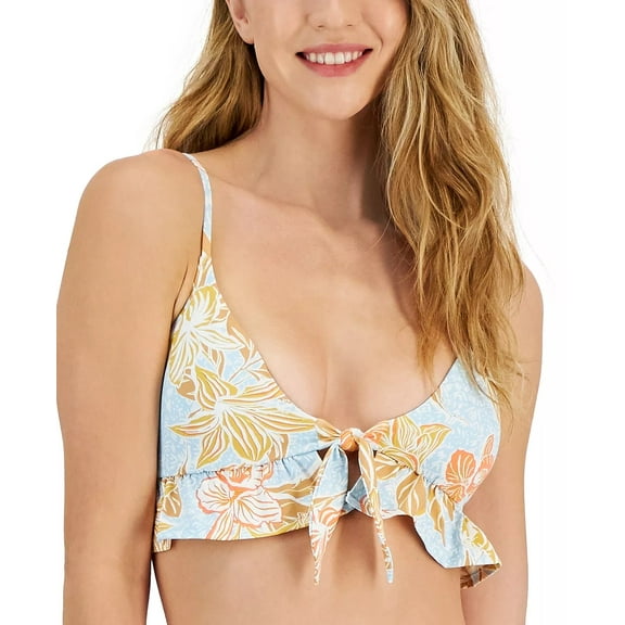 Roxy Womens Triangle Bikini Top Bathing Suit Swimsuit Padded Summer Xs S M L New