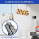 thumbnail image 5 of 2Pcs Tendedero Retractil Pared, 5.2M Ajustable Tendederos Retractiles de Pared para Interiores y Exteriores con 10 Pinzas para Ropa para Dormitorios,Baños,Balcón,Patio,Camping, 5 of 7