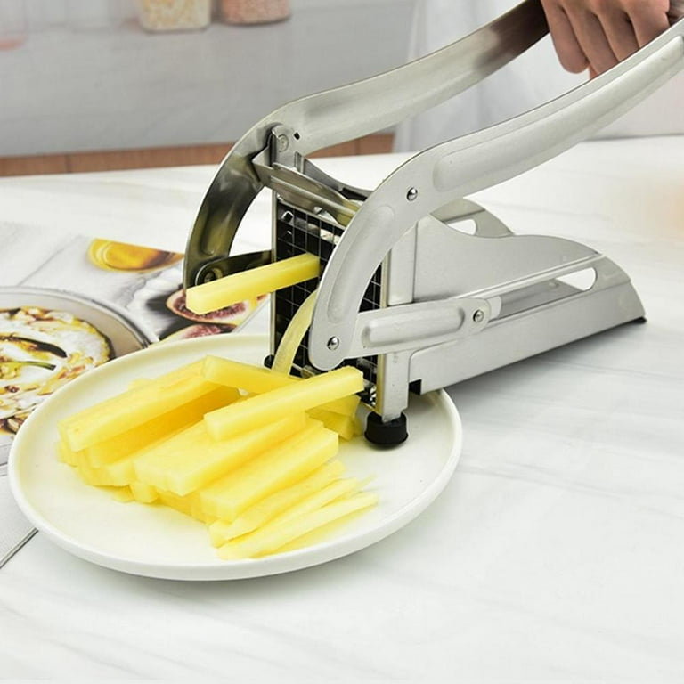 French Fry Cutter, Vegetable Slicer Stainless Steel