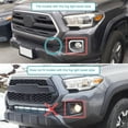 thumbnail image 3 of Spec-D Tuning Clear Bumper Driving Fog Lights + Bulbs + Switch Compatible with 2016-2022 Toyota Tacoma Left + Right Assembly, 3 of 7