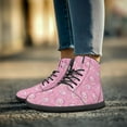 thumbnail image 3 of Psesaysky Cartoon Axolotl Printed Sneakers Women's PU Leather Minimalist Barefoot Shoes Wide Width Size 6-13.5, 3 of 7