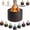 Black, variant on Campfire Flame Humidifier 300ml USB Aromatherapy Diffuser with 7-Color Night Light