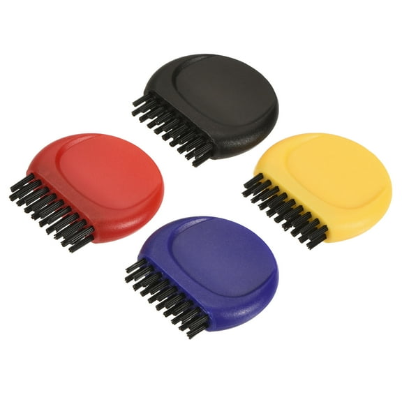 Uxcell Mini Golf Club Brush Portable Pocket Dust Groove Cleaner 4 Colors 5 Pack