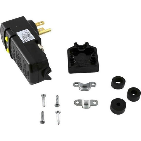 HydroQuip 34-0084-K 15A Cord 90 deg GFCI Plug