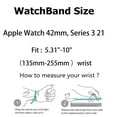 thumbnail image 2 of ALMNVO Band for Apple Watch Bands with Case 42mm, Stainless Steel Mesh Milanese Loop with Glass Screen Protector Case for Apple Watch Series 3,2,1,colorful, 2 of 6