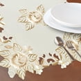 thumbnail image 4 of Table Runner Set of 6 for Dining Table, Light Beige Table Linen, 14x108 inches - The Dayse Collection - Home Decor, 4 of 8