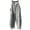 Gray, variant on Womens Summer Boho Bib Overalls Striped Sleeveless Tie Shoulder Straps Beach Jumpsuits Casual Loose Fit Pockets Rompers