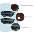 thumbnail image 3 of LOVEVER 2 Pcs Large Outdoor Pots Plants  Clay Flower Ceramic Nursery Spring Decorations Tabletop Decorative Bowl, 3 of 6