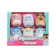 Squishville Child's 2 inch Squishmallows 6 Pack Varsity Squad Ultra Soft Plush Toy