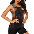 thumbnail image 2 of Fotbe Sunset Western Cowgirl Blusas Sin Mangas para Mujer – Estilo Casual, Corte Suelto, Slim-Fit, Cuello Redondo Deportivo, Tops de Verano para Gimnasio y Yoga-XX-Large, 2 of 7