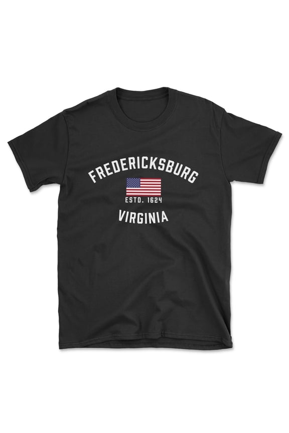 Fredericksburg Virginia Patriot Men's Cotton T-Shirt