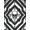 Black White, Pattern 16, variant on ODIKA Skull Beast Angular Skeletal Bold Contrast Aesthetic Graphic for Home Office, Gaming Room, Under Desk, Non-Slip Chair-Friendly