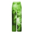 thumbnail image 3 of Pantalones de pijama largos de poliéster para hombre, informales, con estampado a cuadros, holgados y deportivos., 3 of 4