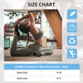 thumbnail image 6 of COOPLUS Womens Pilates Socks Non-Slip Grips With Straps Yoga Socks for Women Dance,Ballet,Workout, 6 of 7