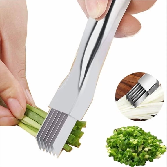 QUEST- Multi-Purpose Scallion Garlic Onion Cutter Chopper Shredder Kitchen Tool 1Pcs