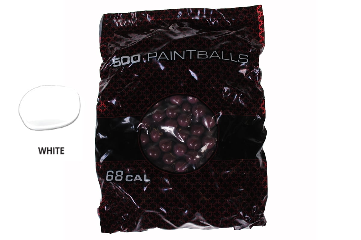 GI SPORTZ 1 STAR RECREATIONAL PAINTBALLS 500 Rounds WHITE FILL