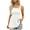 Oversized tank tops-White, variant on Spring Tops for Women Girls Tank Tops Womens Casual Solid Color Fit Round Neck Sleeveless Elasticity Tee Tops Tops Blouses Black L