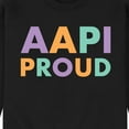 thumbnail image 3 of Instant Message - AAPI Proud - Men's Crew Neck Fleece Pullover, 3 of 6