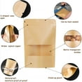thumbnail image 5 of Muka 100 Kraft Frosted Window Stand Up Pouch with Zip and Notch, 2 OZ, 4 x 6 x 2.4 Inches, 7 mil, 5 of 7