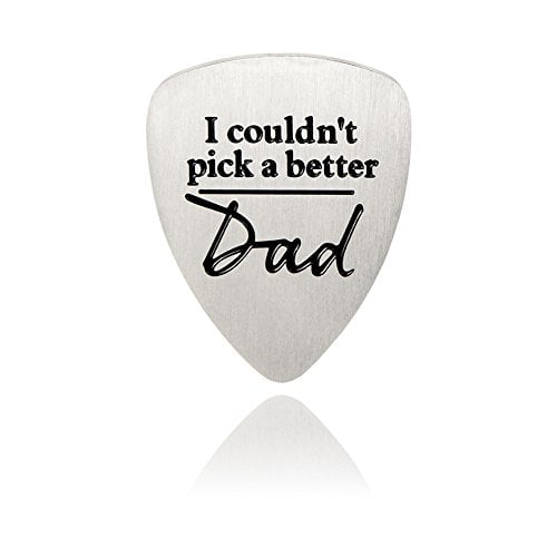 Fathers Day Gift Hand Stamped Guitar Pick,Plectrum,Gift For Dad,Husband Gift,Grandfather Gift,Uncle Gift,Brother