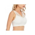 thumbnail image 3 of Women's Lace Push-up Bra Floral Breathable Bralette Wire Free Sexy Bra, 3 of 9