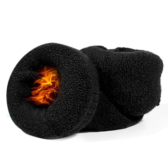 Diabetic Socks for Men Women, Merino Wool Non-Binding Top Socks with Cushion Sole, Seamless Toe 3 Pairs Black 2XL