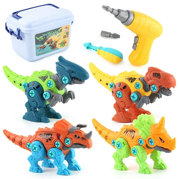 Vogacara 1 Juego de ensamblaje de dinosaurios, juguetes preescolares, bloques de construcción multiusos interesantes para niños, niñas, regalos, Juguetes de construcción Vogacara FN001563-00