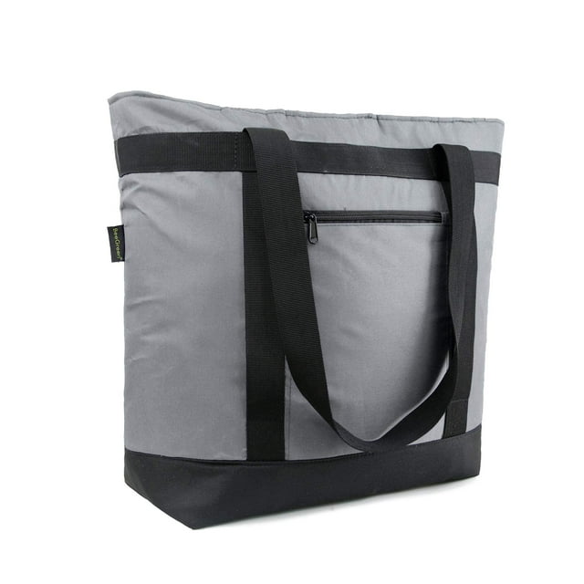 Bolsa aislante Cooler BeeGreen, grande, impermeable, gris