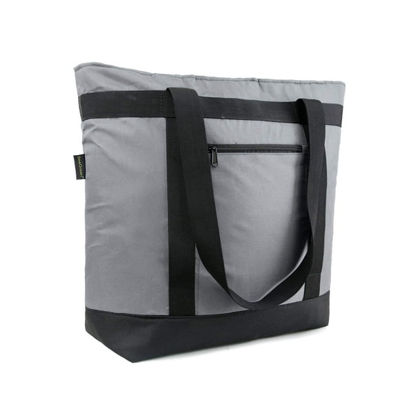 Bolsa aislante Cooler BeeGreen, grande, impermeable, gris
