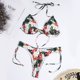 thumbnail image 2 of Traje de baño cómodo para mujer con correa de cordones con estampado de flores con estilo para mujer OAVQHLG3B Store  lin121212, 2 of 4