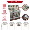 thumbnail image 6 of Burlap Table Runner 36 Inches Long,Snowman Elk Xmas Ball Pine Tree Non-Slip Kitchen Table Runners for Dining Room Everyday Use Party Table Decorations Winter Snowflakes Retro Plaid, 6 of 9