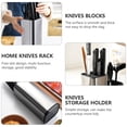 thumbnail image 2 of Miangastore Bloc de Couteaux Argent 1Pcs 9.16x3.93x3.93 Po Acier Inoxydable, 2 of 9