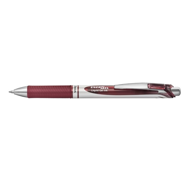 Bolígrafo Rollerball Pentel EnerGel Xm 0.7mm Burdeos